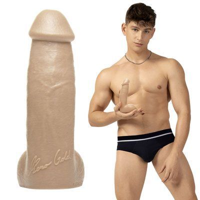Фалоімітатор реалістичний Fleshjack Boys: Reno Gold Dildo (діаметр 4,6 см) SO9582 фото