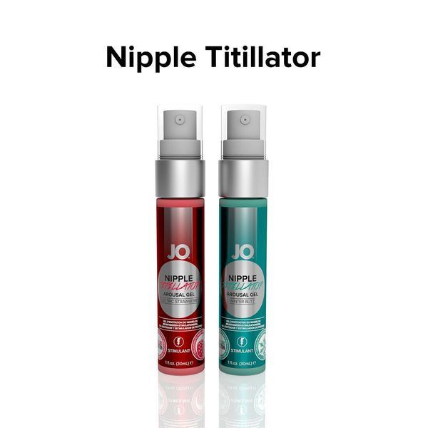 Гель для стимуляції сосків, ментол та перцева м&rsquo;ята - System JO Nipple Titillator Strawberry (30 мл) SO1499 фото