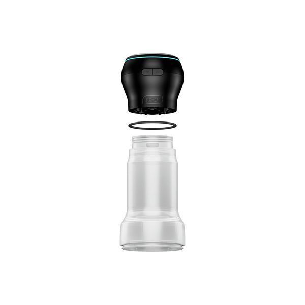 Мастурбатор Kiiroo Feel Pocket Crystal зі всмоктувальною інтерактивною насадкою PowerBlow Combo Set SX2240 фото