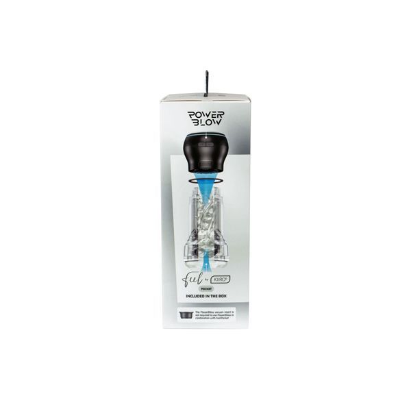 Мастурбатор Kiiroo Feel Pocket Crystal зі всмоктувальною інтерактивною насадкою PowerBlow Combo Set SX2240 фото
