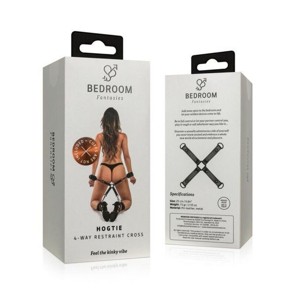 Крестовина Bedroom Fantasies Hogtie 4 - Way Restraint Cross - Black SO8812 фото
