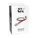 Металева анальна пробка L з диявольським хвостом, екошкіра, чорний/золото Art of Sex - Succubus SO9984 фото 5