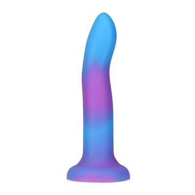 Фалоімітатор, що світиться в темряві, 20,3 см ADDICTION Rave 8&Prime; Glow in the Dark Dildo Blue Purple SO6851 фото