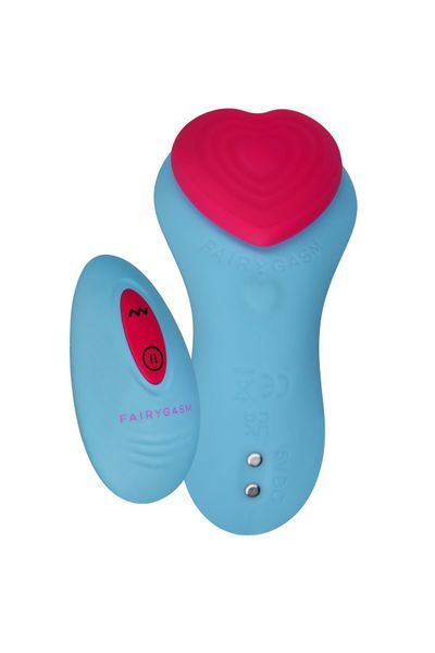 Вібратор в трусики FairyGasm HeartGem blue SX0628 фото