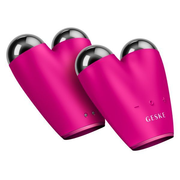 Мікрострумовий підтягувач обличчя GESKE MicroCurrent Face-Lifter 6в1 magenta HB0131 фото