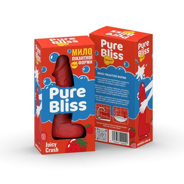Ароматне мило пікантної форми (Ягідний вибух) 18 см &mdash; Pure Bliss Red Juicy Crush SX3029 фото