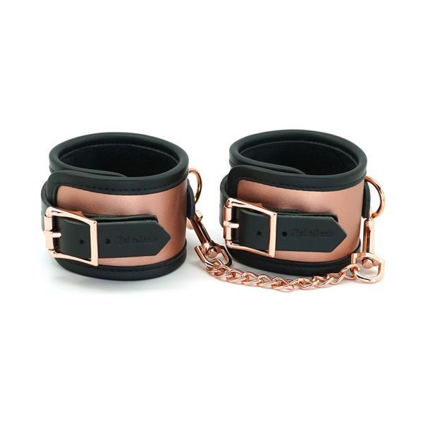 Шкіряні поножі Liebe Seele Rose Gold Memory Ankle Cuffs SO9497 фото