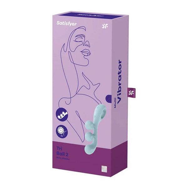 Універсальний вібратор, 3 мотори, гнеться - Satisfyer Tri Ball 2 SO7784 фото