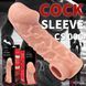 Насадка на член, потовщувальна, стимулюючий рельєф, розмір L - Kokos Cock Sleeve CS 006 L SX1462 фото 8
