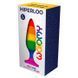 Силіконова анальна пробка, розмір L, діаметр 3,9 см - Wooomy Hiperloo Silicone Rainbow Plug SO7434 фото 3