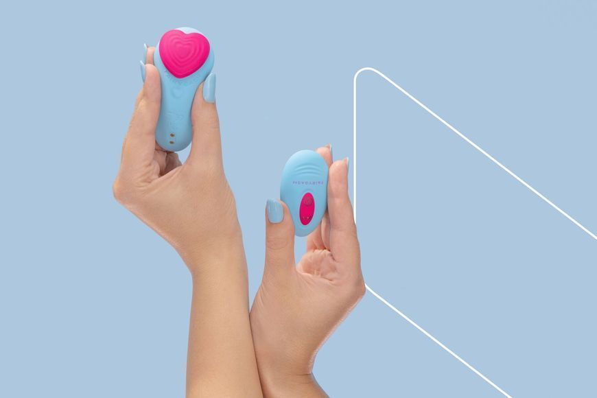 Вібратор в трусики FairyGasm HeartGem blue SX0628 фото