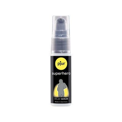 Пролонгувальний гель pjur Superhero Serum 20 мл, створює невидиму плівку, що знижує чутливість PJ12090 фото
