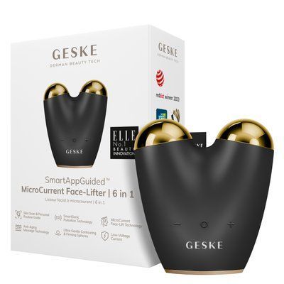 Мікрострумовий підтягувач обличчя GESKE MicroCurrent Face-Lifter 6в1 gray HB0130 фото