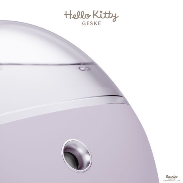 Електронний освіжувач для зволоження обличчя GESKE Facial Hydration Refresher 4в1 by Hello Kitty purple HB0255 фото