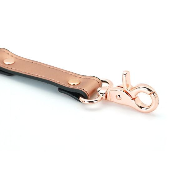 Шкіряна хрестовина Liebe Seele Rose Gold Memory Hog Tie SO9498 фото