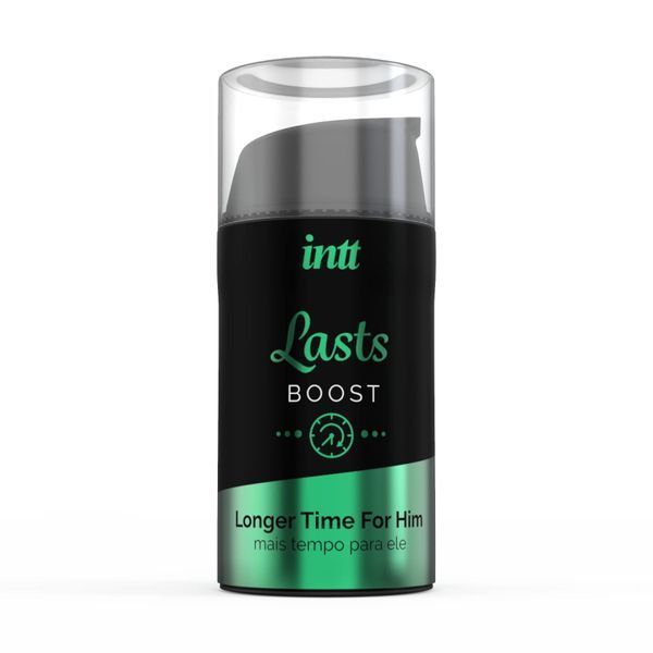 Пролонгатор для чоловіків з екстрактом гвоздики та м'яти - Intt Lasts (15 мл) SO2933 фото