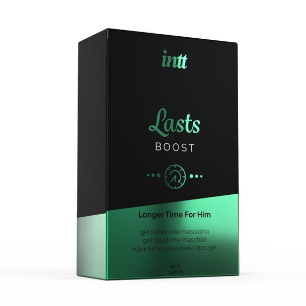 Пролонгатор для чоловіків з екстрактом гвоздики та м'яти - Intt Lasts (15 мл) SO2933 фото