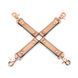 Шкіряна хрестовина Liebe Seele Rose Gold Memory Hog Tie SO9498 фото 1