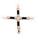 Шкіряна хрестовина Liebe Seele Rose Gold Memory Hog Tie SO9498 фото 2