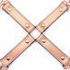 Шкіряна хрестовина Liebe Seele Rose Gold Memory Hog Tie SO9498 фото 3