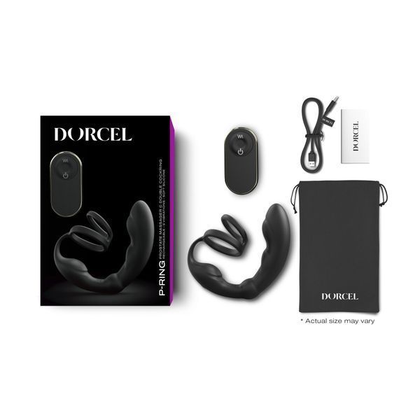 Масажер простати з ерекційним кільцем та пультом ДУ Dorcel P-Ring SO6240 фото