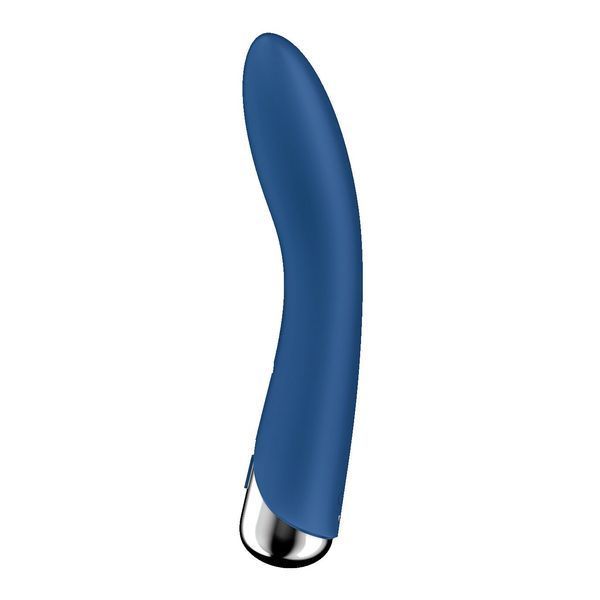 Вібратор точки G з обертанням Satisfyer Spinning Vibe 1 Blue, 2 мотори SX0559 фото