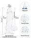 Прозорий фалоімітатор на присосці, віброкуля в подарунок ADDICTION &mdash; Clear Dildo with Balls 6&Prime; SO5580 фото 2