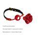 Розкішний кляп у вигляді троянди Zalo - Rose Ball Gag, подвійне використання SO6690 фото 7