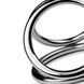 Потрійне ерекційне кільце Sinner Gear Unbendable &ndash; Triad Chamber Metal Cock and Ball Ring &ndash; Large SO4617 фото 5