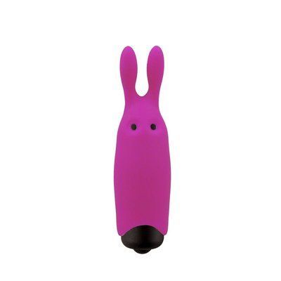 Віброкуля зі стимулювальними вушками - Adrien Lastic Pocket Vibe Rabbit Pink AD33421 фото