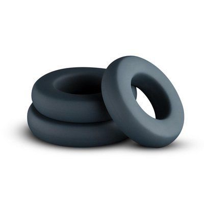 Набір ерекційних кілець Boners 3-Piece Hefty Cock Ring Set (діаметр 3 см, 3,5 см та 4 см) SO8872 фото