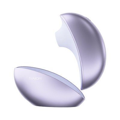 Вакуумний кліторальний стимулятор Svakom Pulse Galaxie Metal Lilac, нічник-проєктор зоряного неба SO9679 фото