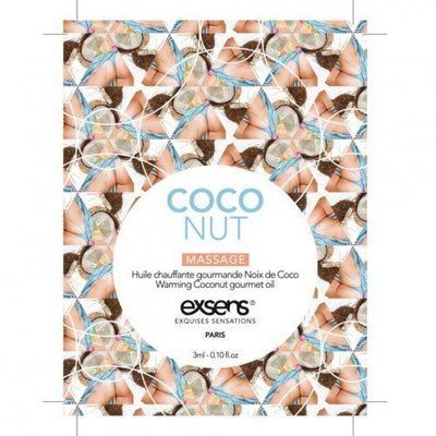 Пробник масажної олії, аромат Кокосу EXSENS Coconut (3 мл) SO2374 фото