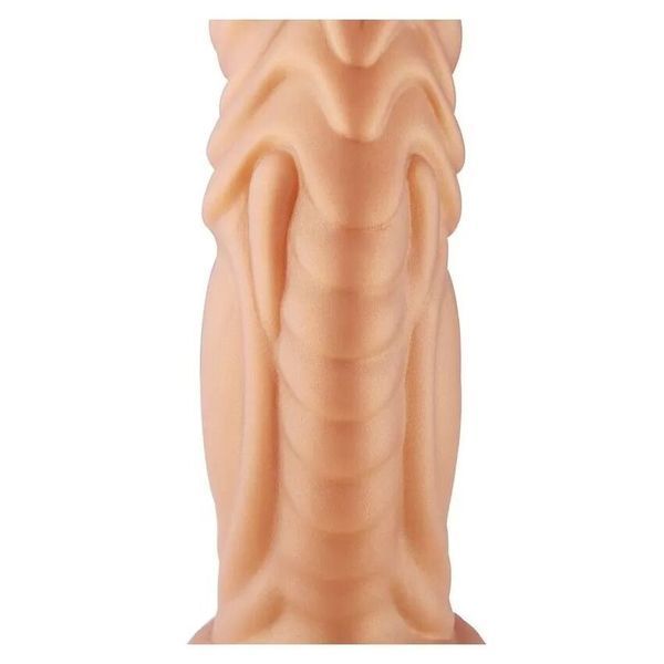 Фалоімітатор для секс-машин Hismith Slightly Curved Silicone Dildo Monster Series SO9960 фото