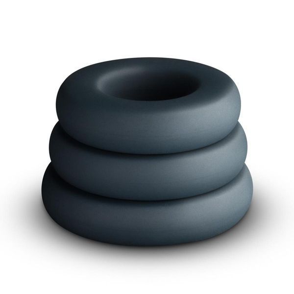 Набір ерекційних кілець Boners 3-Piece Hefty Cock Ring Set (діаметр 3 см, 3,5 см та 4 см) SO8872 фото