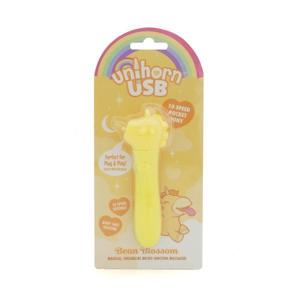 Вібратор-єдиноріжка, віброкуля, USB-зарядка, 10 режимів &ndash; Unihorn USB Bullet Bean Blossom SX2857 фото