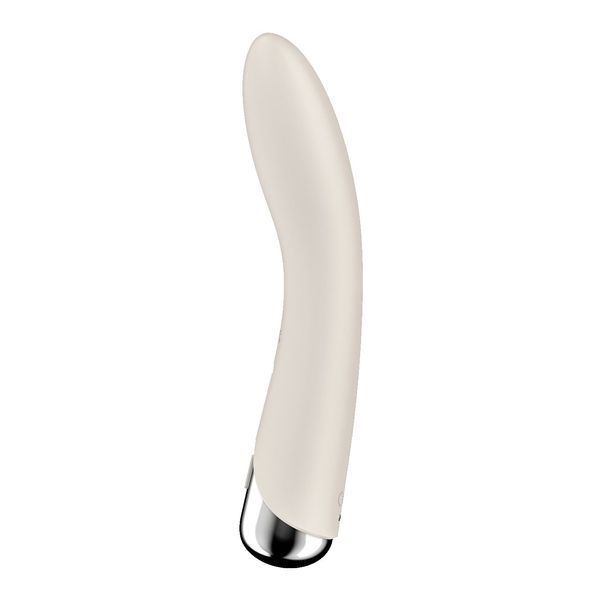 Вібратор точки G з обертанням Satisfyer Spinning Vibe 1 Beige, 2 мотори SX0560 фото
