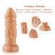 Фалоімітатор для секс-машин Hismith Slightly Curved Silicone Dildo Monster Series SO9960 фото 3