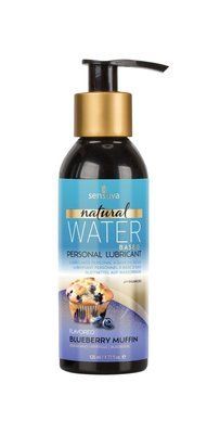 Лубрикант зі смаком Чорничного мафіну, на водній основі &ndash; Sensuva Natural Water-Based (125 мл) SO4943 фото