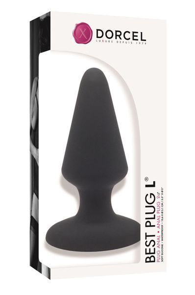Анальна пробка розмір L, діаметр 5,1 см, м'який soft-touch силікон - Dorcel Best Plug L SO2049 фото