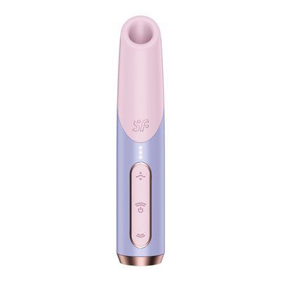 Вакуумний стимулятор Satisfyer Bold Kiss Violet, магнітна технологія 3D Air Pulse, 30 режимів роботи SX2165 фото