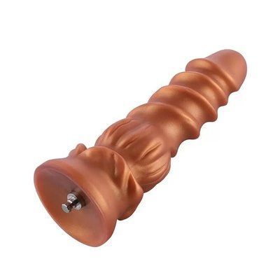 Фалоімітатор для секс-машин Hismith Spiral Grain Silicone Dildo Monster Series SO9961 фото