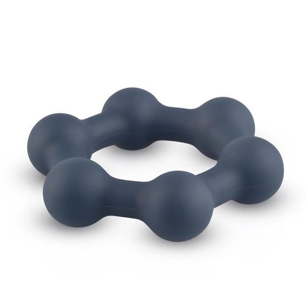 Ерекційне кільце з кульками Boners Hexagon Cock Ring SO8873 фото