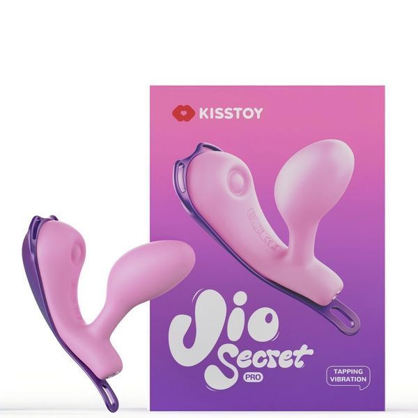 Смарт-віброяйце зі стимуляцією клітора KISSTOY Viosecret Pro, реагує на стискання, пояс для кріплення SX3310 фото
