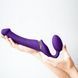 Безремінний страпон з вібрацією Strap-On-Me Vibrating Violet M, діаметр 3,3 см, пульт ДК, регульован SO3825 фото 3