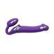 Безремінний страпон з вібрацією Strap-On-Me Vibrating Violet M, діаметр 3,3 см, пульт ДК, регульован SO3825 фото 1