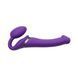 Безремінний страпон з вібрацією Strap-On-Me Vibrating Violet M, діаметр 3,3 см, пульт ДК, регульован SO3825 фото 4