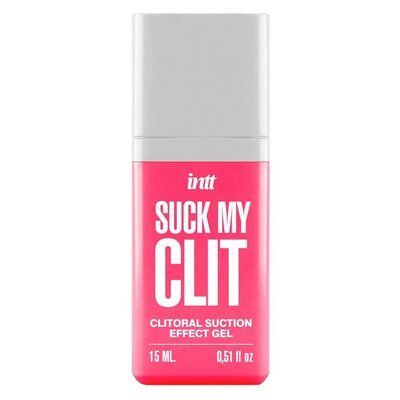 Гель для клітора з ефектом посмоктування, смак полуниця - Intt Suck My Clit Wild Strawberry (15 мл) SX4002 фото