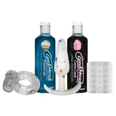 Набір для сексу, 5 предметі Doc Johnson GoodHead - Party Pack - 5 Piece Kit SO6064 фото