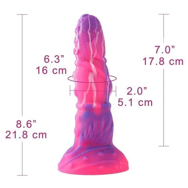 Фалоімітатор для секс-машин Hismith Silicone Tentacle Dildo Monster Series SO9964 фото